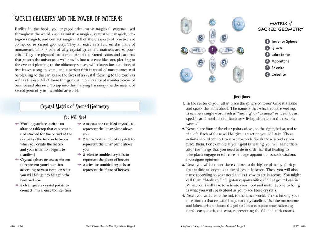 Modern Witchcraft Book of Crystal Magick By Judy Ann Nock