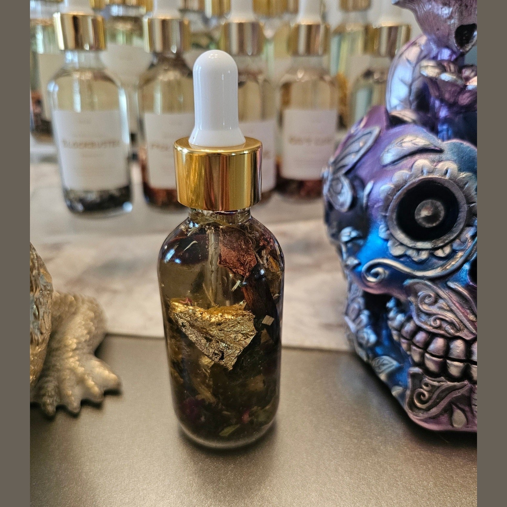 Raven Hoodoo Conjure Oil for Intuition, Manifestation, & Spiritual Power Ritual Oil