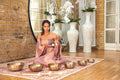 Chakra Healing Tibetan Singing Bowl Set - 7 bowls, 5 mallets, 8850 g
