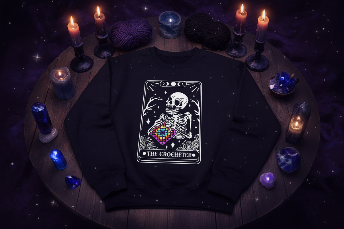 Skeleton Crocheter Mystical Cover
