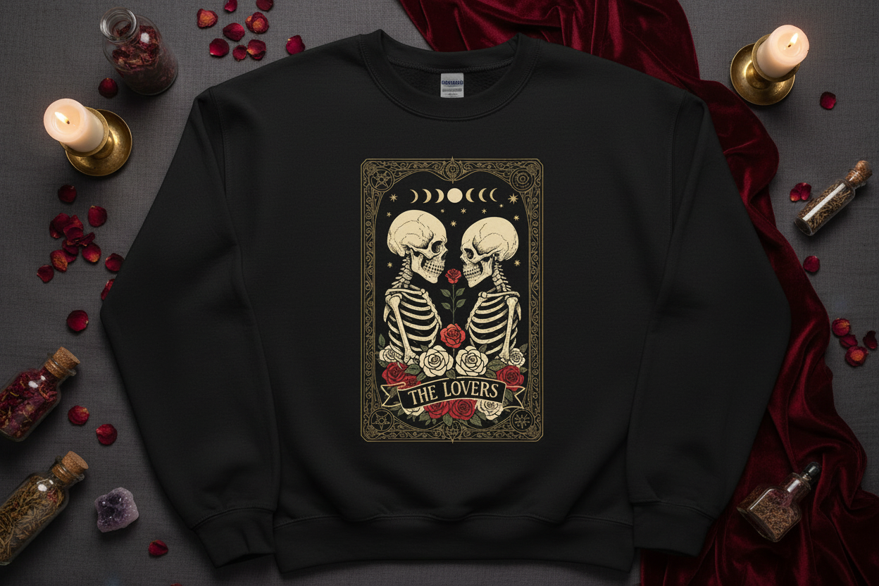 The Lovers Sweatshirt Mockup