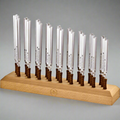 Pro 27 Complete Healing Tuning Fork Set - Weighted